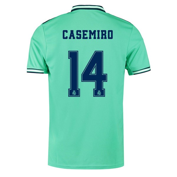 Camiseta Real Madrid NO.14 Casemiro Tercera equipación 2019-2020 Verde